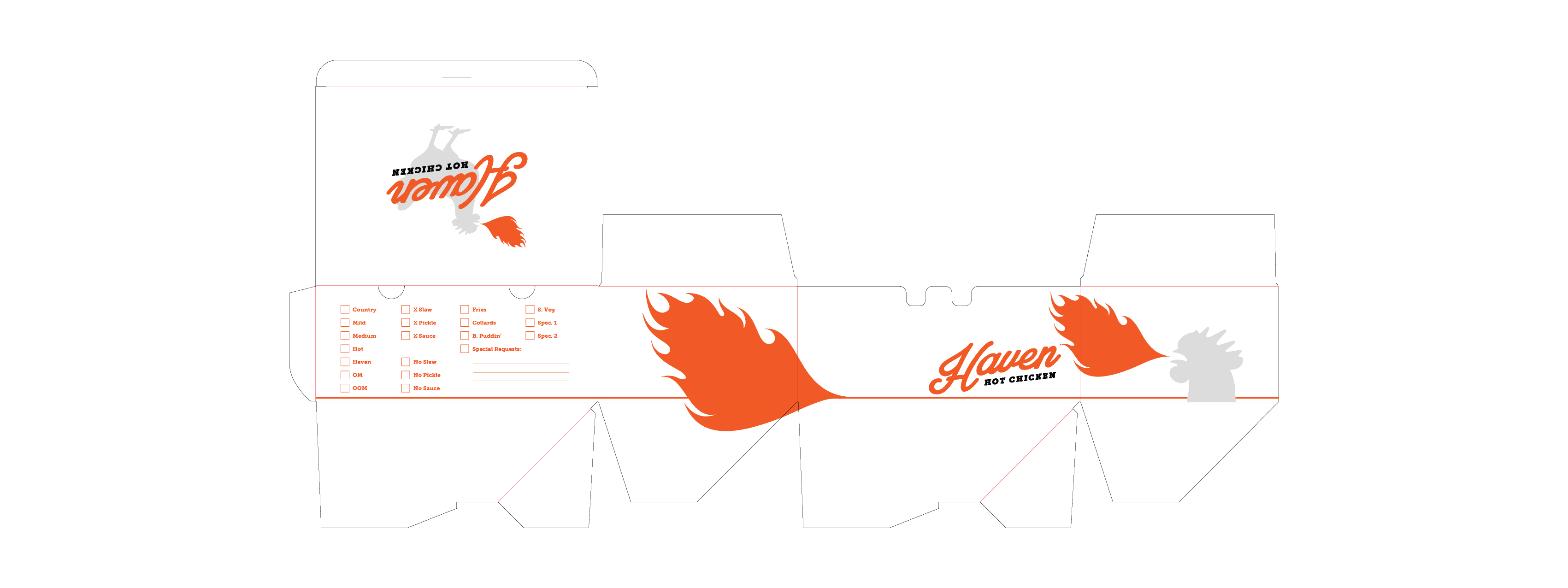 Scaled-up flame wing icon plus full lockup. The favorite direction, picked by the client.