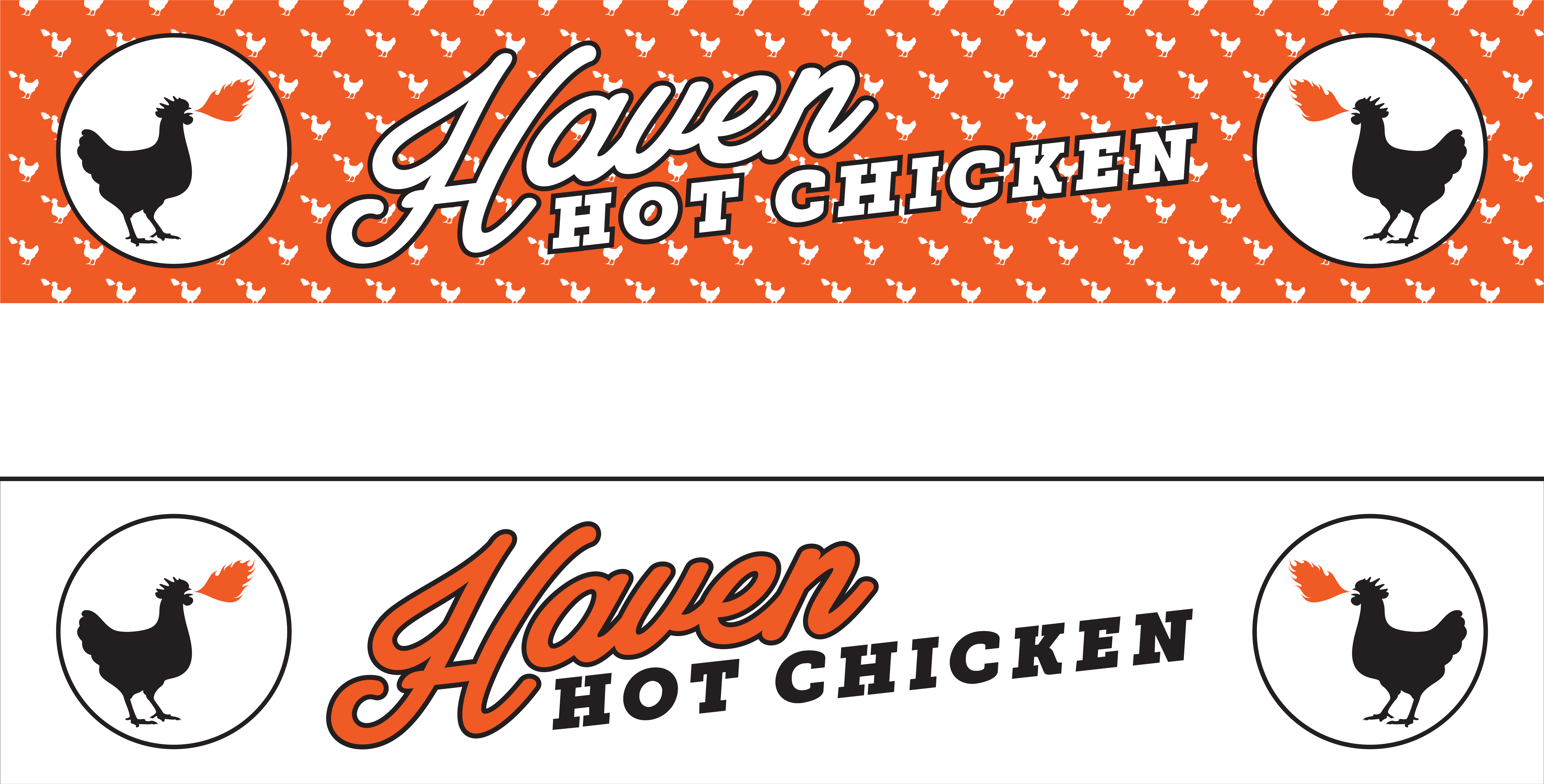 More pattern direction work — a darker, moodier variant set evaluated alongside the standard orange. Process trace.